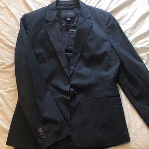 Banana Republic Navy Skirt Suit